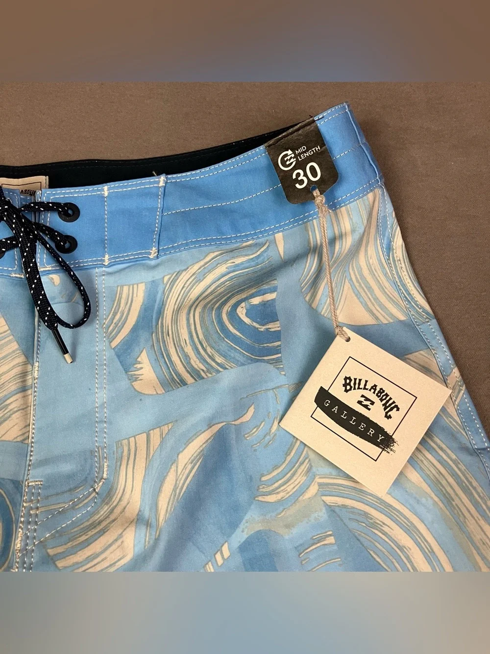 Billabong Gallery Ty Williams Men’s Size 30 Board Shorts Trunks Blue Wave NWT!